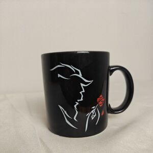 Disney's BEAUTY AND THE BEAST Broadway Musical Coffee Mug Black w/ Silhouette